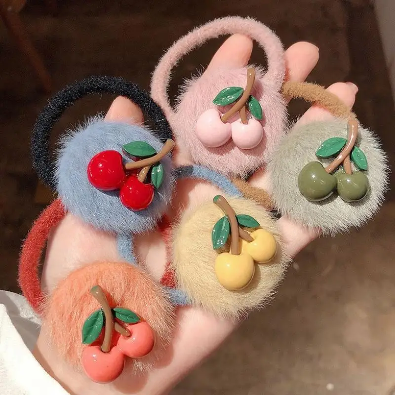 New autumn and winter net red tie hair rubber band cherry hair tie female hair rope color plush high elastic hair rope
New autumn and winter net red tie hair rubber band cherry hair tie female hair rope color plush high elastic hair rope