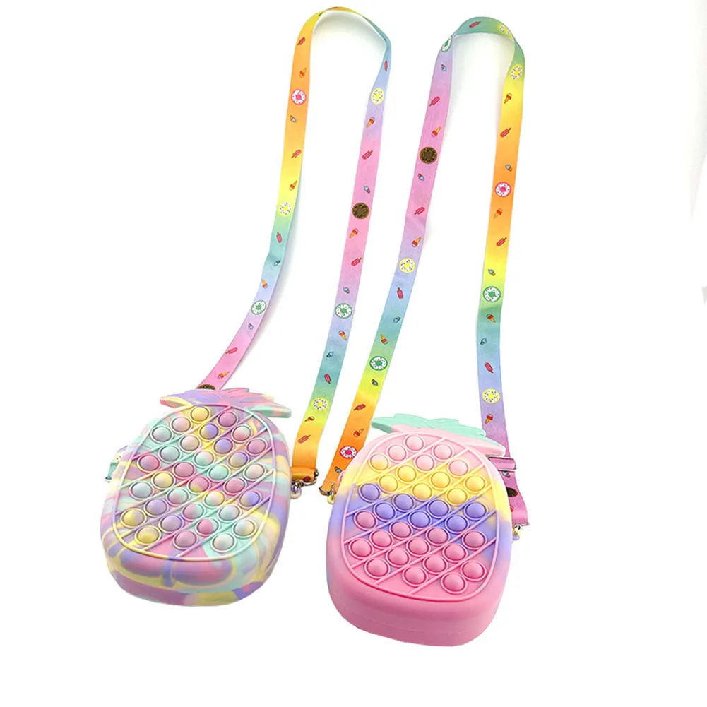 Fidget Toy Rainbow Fruit Strawberry Pineapple Stationary Bag Pencil Case Purse Push Bubble Simple Dimple Autism Coin Purse G
Fidget Toy Rainbow Fruit Strawberry Pineapple Stationary Bag Pencil Case Purse Push Bubble Simple Dimple Autism Coin Purse G