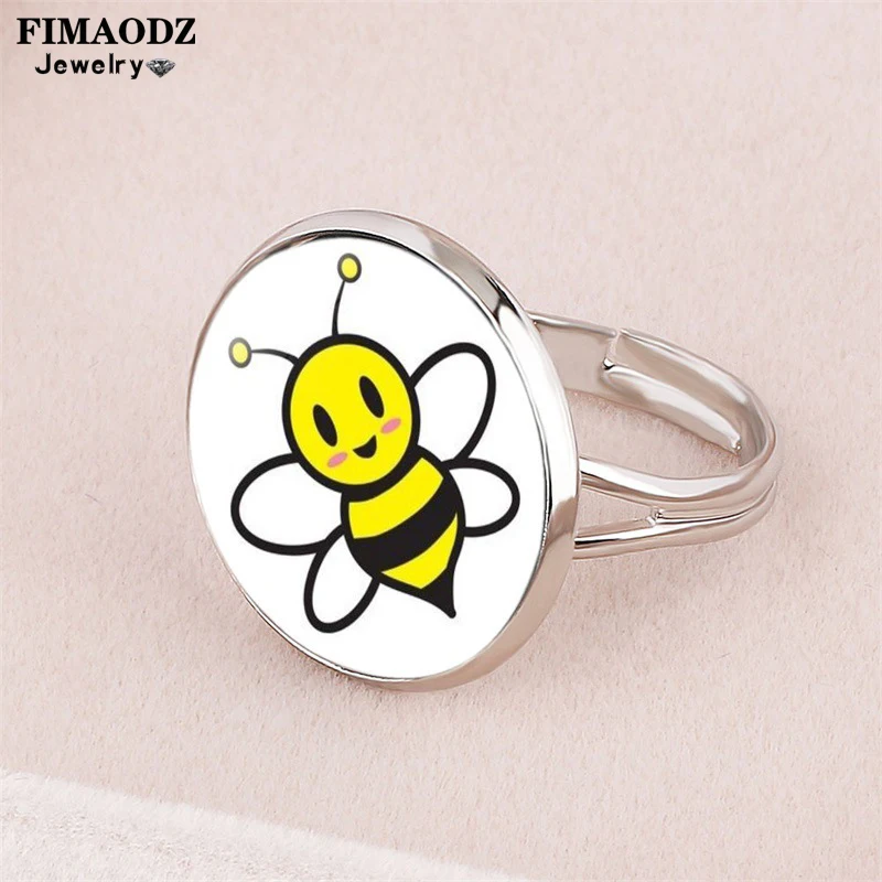 Кольцо FIMAODZ с кабошоном для девочек, милое мультяшное счастливое стекло с животными, не волнуйтесь, пчела, ювелирные изделия для детских пра...
Кольцо FIMAODZ с кабошоном для девочек, милое мультяшное счастливое стекло с животными, не волнуйтесь, пчела, ювелирные изделия для детских пра...