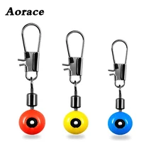 20 pcs Fishing Line to Hook Swivels Shank Clip Connector Interlock Snap Sea Space Bean Lure fishing Accessories
