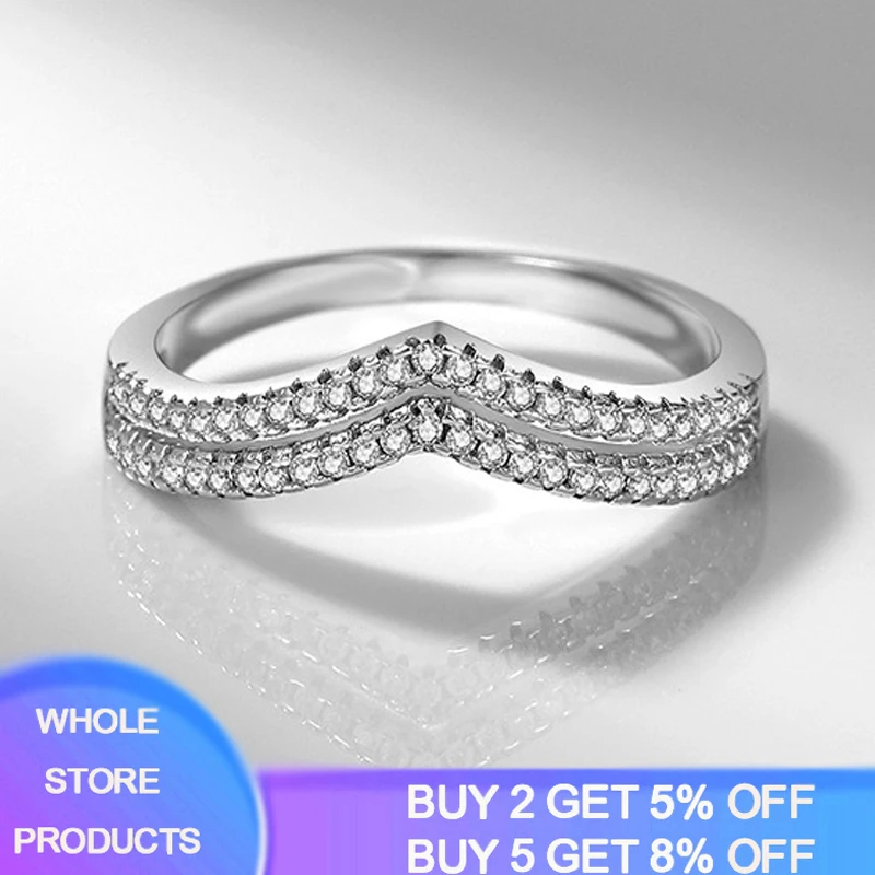 100% Real 925 Sterling Silver Geometric Wave Letter V Finger Ring Fine Jewelry For Women Party Personality Accessories JZ228
100% Real 925 Sterling Silver Geometric Wave Letter V Finger Ring Fine Jewelry For Women Party Personality Accessories JZ228