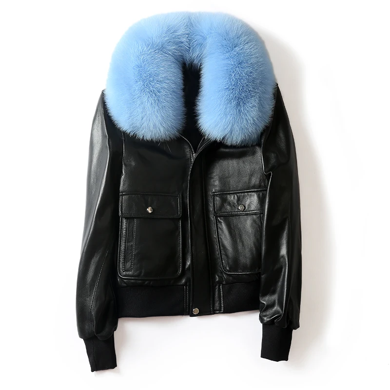 Leather down jacket female 2019 new Korean version of short leather jacket Slim fox fur grass coat winter
Leather down jacket female 2019 new Korean version of short leather jacket Slim fox fur grass coat winter