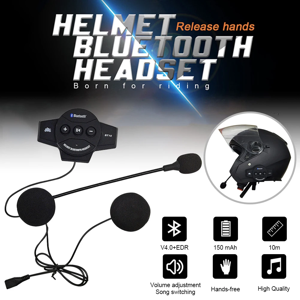 Motorcycle Helmet Bluetooth 4.2 Headset Hands-Free Telphone Call 32Hrs Music Time Sports Riding Earphone Auto Answering Calls
Motorcycle Helmet Bluetooth 4.2 Headset Hands-Free Telphone Call 32Hrs Music Time Sports Riding Earphone Auto Answering Calls