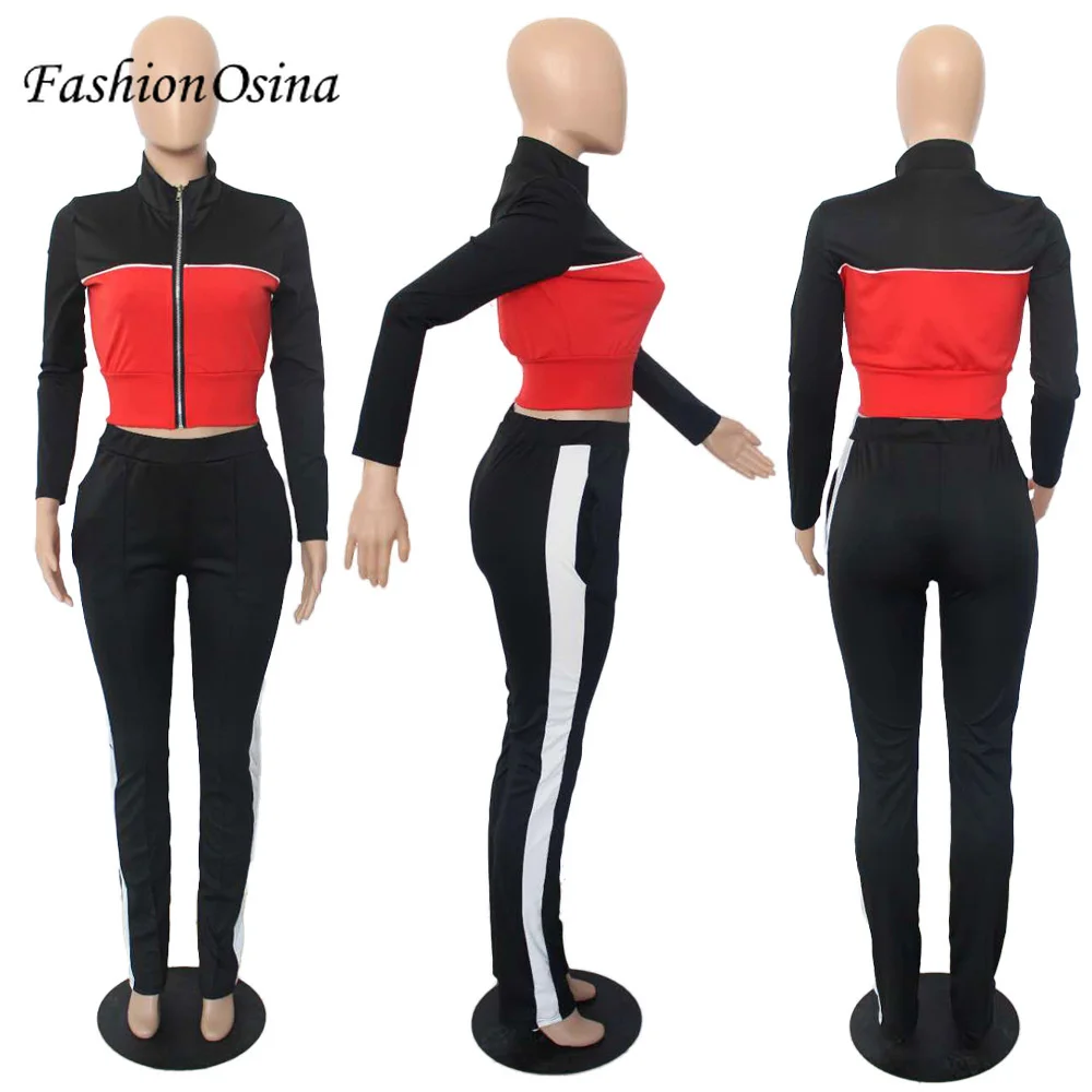 Fashion Two Piece Set Tracksuit Women Sport Suit Patchwork Joggers Sweat Suits 2 Piece Set Women Matching Sets Casual Outfits
Fashion Two Piece Set Tracksuit Women Sport Suit Patchwork Joggers Sweat Suits 2 Piece Set Women Matching Sets Casual Outfits