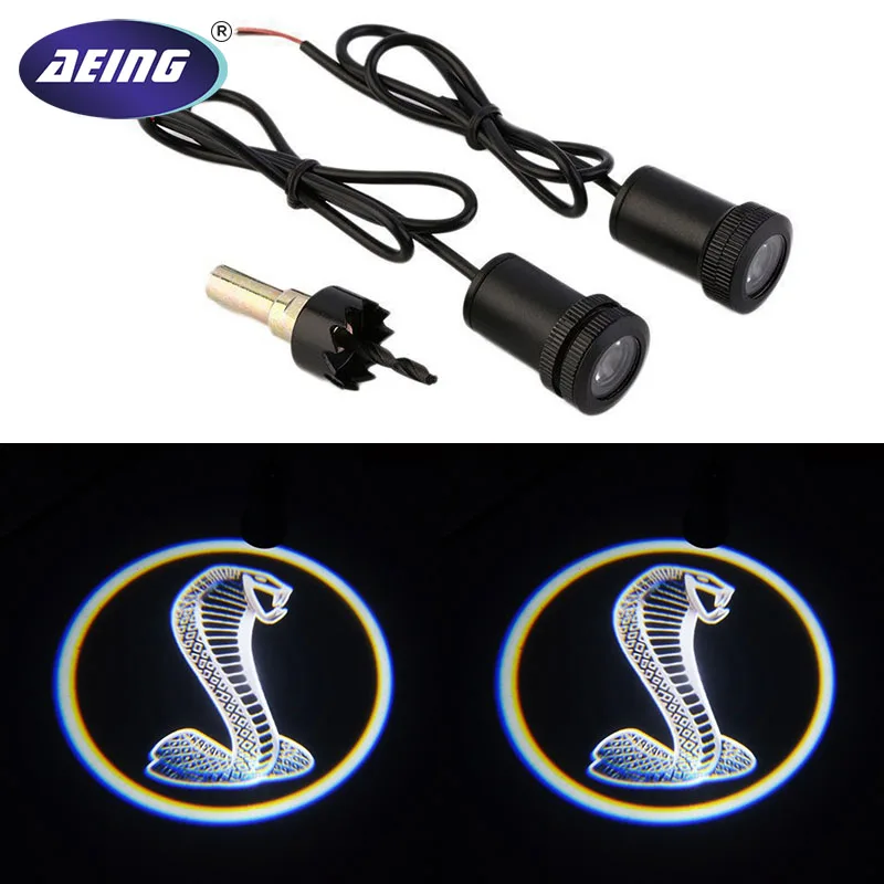 AEING 2* Ghost Shadow Logo welcome Car White LED Door Light Laser Courtesy Slide Projector Emblem light For Ford Mustang Shelby
AEING 2* Ghost Shadow Logo welcome Car White LED Door Light Laser Courtesy Slide Projector Emblem light For Ford Mustang Shelby