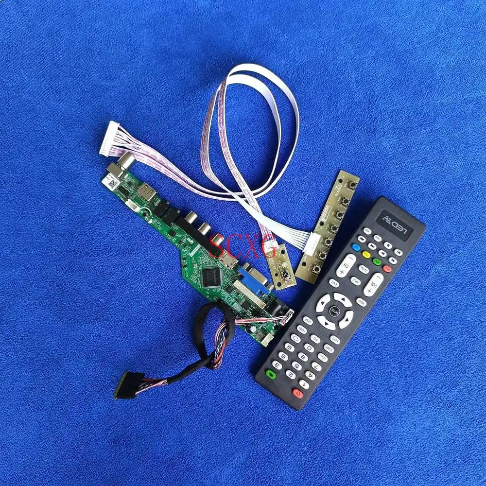 AV, VGA, USB, совместимому с HDMI сигнал аналоговый комплект подходит B133XTN01.0 B133XTN01.5 ЖК-дисплей светодиодный 1366*768 Монитор плата контроллера 40-контак...
AV, VGA, USB, совместимому с HDMI сигнал аналоговый комплект подходит B133XTN01.0 B133XTN01.5 ЖК-дисплей светодиодный 1366*768 Монитор плата контроллера 40-контак...