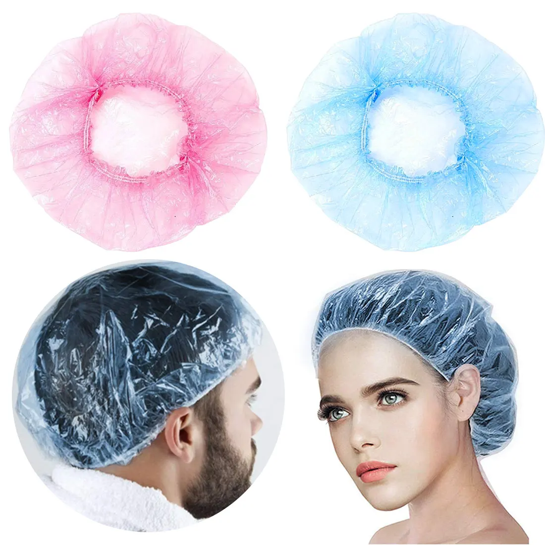 100pcs Disposable Shower Cap One-off Hotel Home Shower Bathing Caps Hats Elastic Dust-proof Hair Cap Hair Salon Beauty Tool
100pcs Disposable Shower Cap One-off Hotel Home Shower Bathing Caps Hats Elastic Dust-proof Hair Cap Hair Salon Beauty Tool