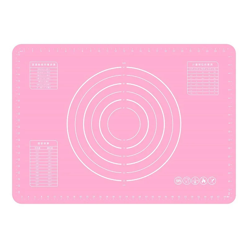 Silicone Pastry Mat Extra Large with Measurement, Non Stick, Large and Thick, for Fondant, Rolling Dough, Pizza and Cookies
Silicone Pastry Mat Extra Large with Measurement, Non Stick, Large and Thick, for Fondant, Rolling Dough, Pizza and Cookies