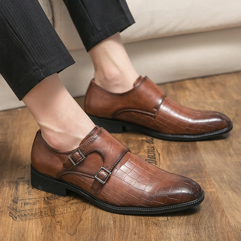 Men's business casual leather shoes British style work shoes spring and autumn breathable all-match wedding shoes dress shoes
Men's business casual leather shoes British style work shoes spring and autumn breathable all-match wedding shoes dress shoes