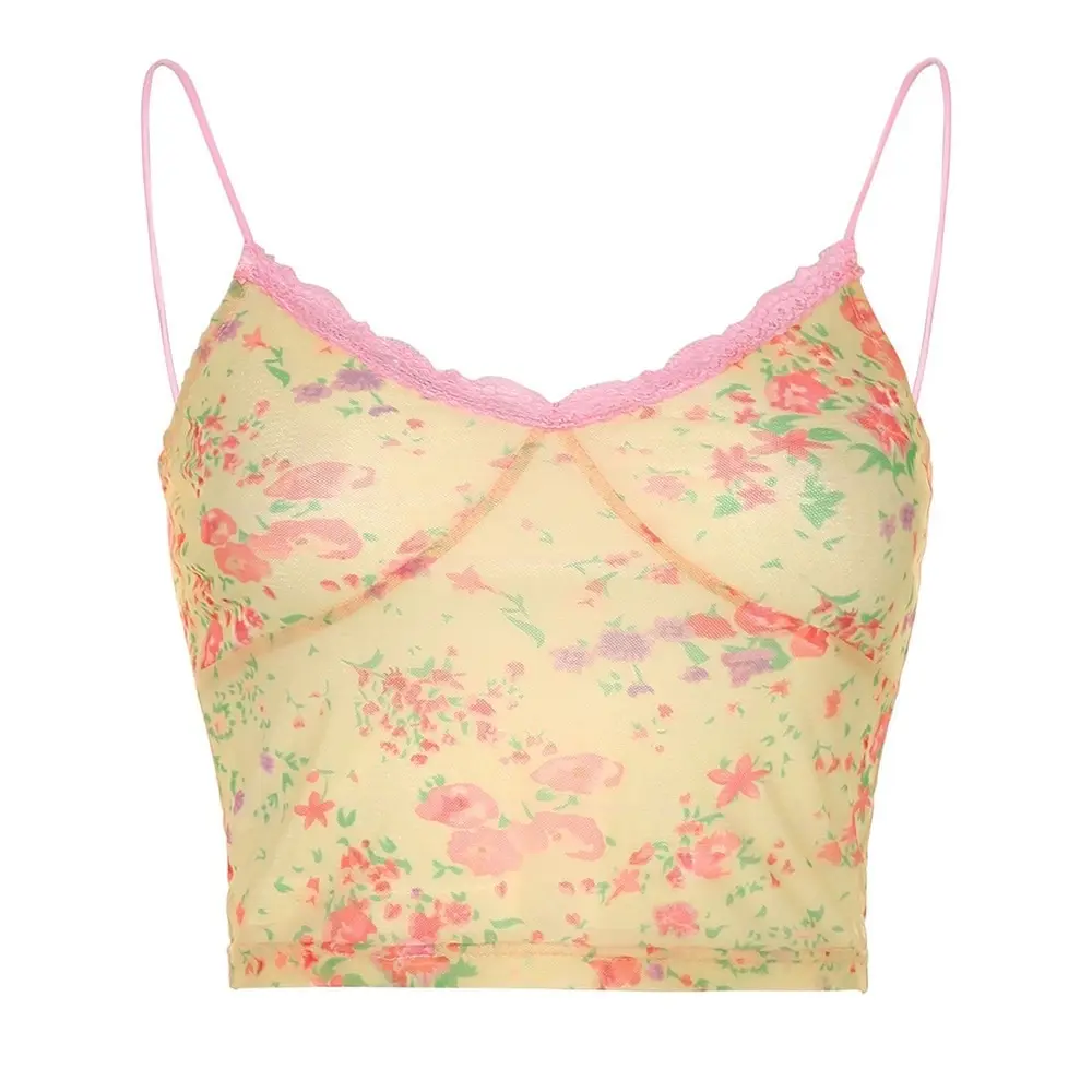 Lace Sexy Skinny Women Y2k Cami Summer Backless E Girl Camisole Y2k Aesthetic Tank Tops Floral Print Streetwear Women Crop Tops
Lace Sexy Skinny Women Y2k Cami Summer Backless E Girl Camisole Y2k Aesthetic Tank Tops Floral Print Streetwear Women Crop Tops