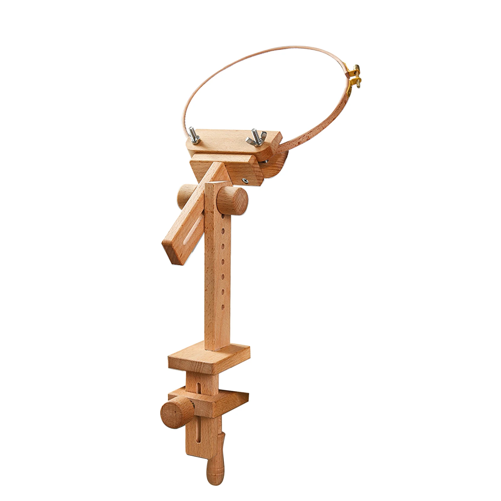 Needlework Sewing Tool Adjustable Height 360 Degree Rotation With Hoop Embroidery Stand Cross Stitch On Table Durable Wooden
Needlework Sewing Tool Adjustable Height 360 Degree Rotation With Hoop Embroidery Stand Cross Stitch On Table Durable Wooden