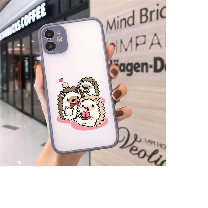 Animal lovely cartoon hedgehog Phone Cases Matte Transparent For iPhone 12 Mini 11 Pro XR XS Max 7 8 Plus
Animal lovely cartoon hedgehog Phone Cases Matte Transparent For iPhone 12 Mini 11 Pro XR XS Max 7 8 Plus