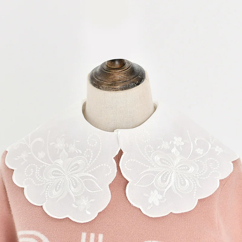Embroidery Lace Shirt Collar Female Adjustable Blouse Sweater Neckline Detachable Lace-up Decor Collar Clothing Accessories
Embroidery Lace Shirt Collar Female Adjustable Blouse Sweater Neckline Detachable Lace-up Decor Collar Clothing Accessories