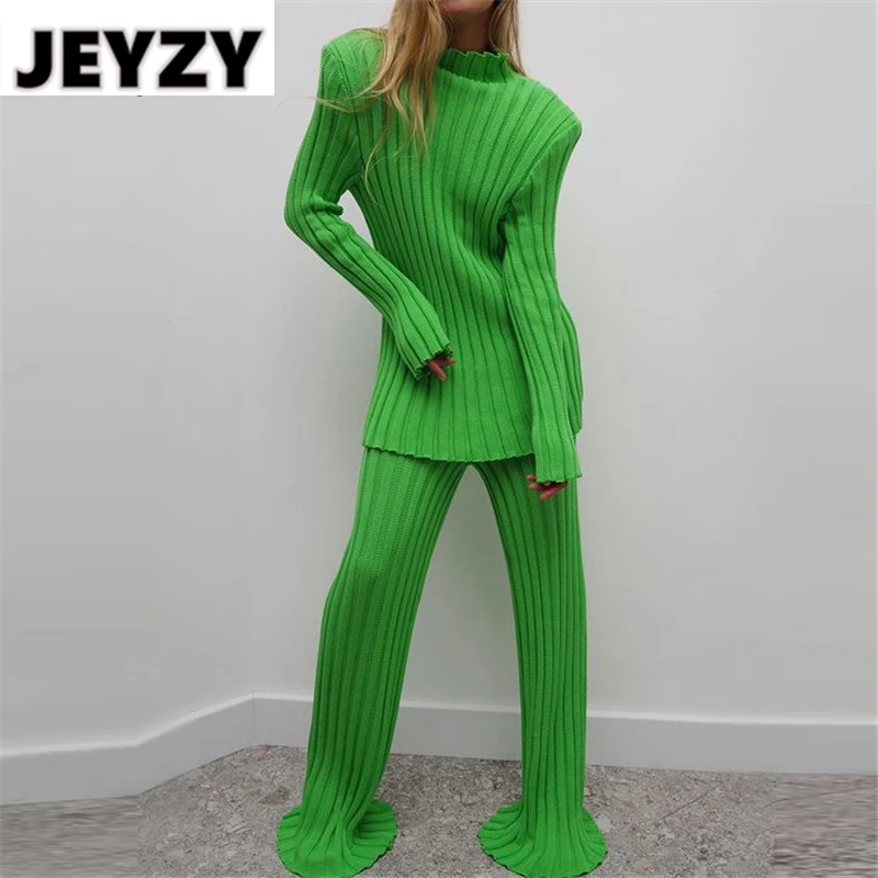 Jeyzy Casual Women Knitted Pullover 2021 Winter Green Long Skinny Sweater Tops Striped Long Sleeve Jumper Shoulder Pads Sweater
Jeyzy Casual Women Knitted Pullover 2021 Winter Green Long Skinny Sweater Tops Striped Long Sleeve Jumper Shoulder Pads Sweater