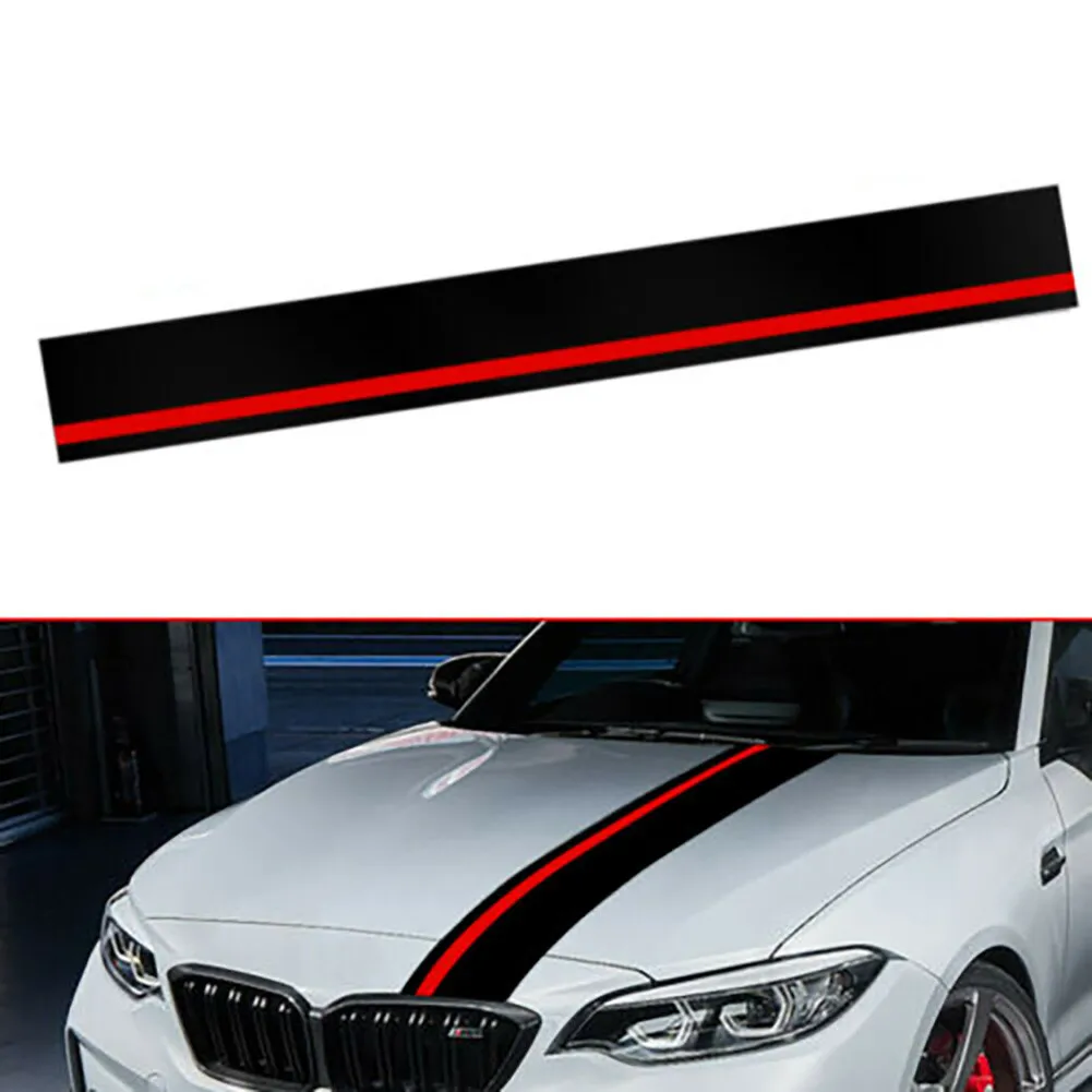 1Pcs Car Matte Black Stripe Car Covers Vinyl Racing Sports Decal Head Car Sticker Wrap Vinyl Stickers For Car Head Decoration
1Pcs Car Matte Black Stripe Car Covers Vinyl Racing Sports Decal Head Car Sticker Wrap Vinyl Stickers For Car Head Decoration