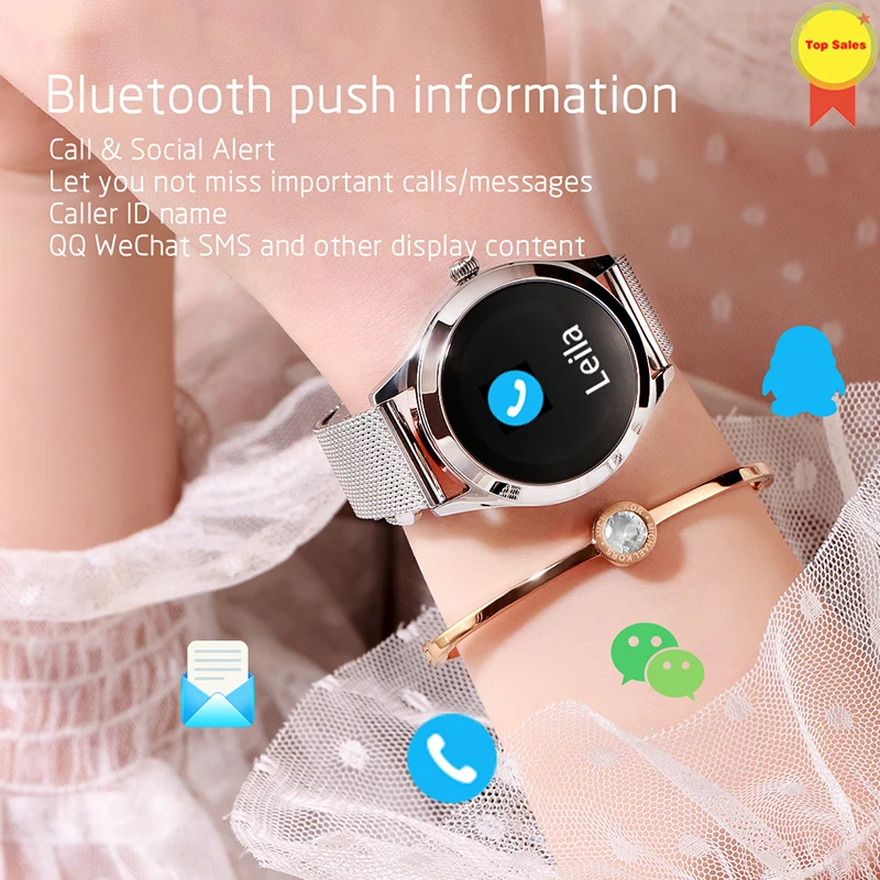 hotsale Smart Watch Women IP68 Waterproof swim Heart Rate Monitoring Bluetooth For Android IOS phone Fitness Bracelet Smartwatch
hotsale Smart Watch Women IP68 Waterproof swim Heart Rate Monitoring Bluetooth For Android IOS phone Fitness Bracelet Smartwatch