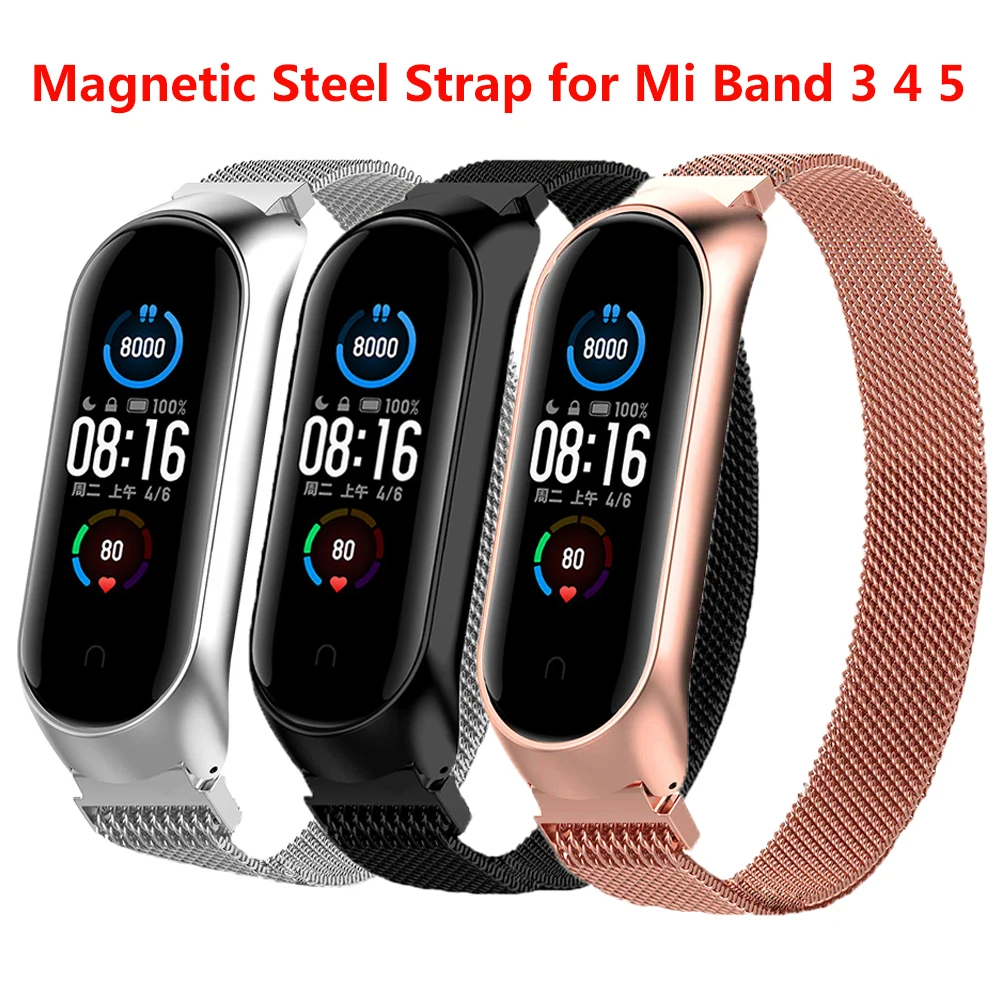 Screwless Stainless Steel Miband 6 5 4 for Mi Band 5 Strap Pulseira Magnetic Strap For Xiaomi Mi Band 4 5 6 Wrist Metal Bracelet
Screwless Stainless Steel Miband 6 5 4 for Mi Band 5 Strap Pulseira Magnetic Strap For Xiaomi Mi Band 4 5 6 Wrist Metal Bracelet