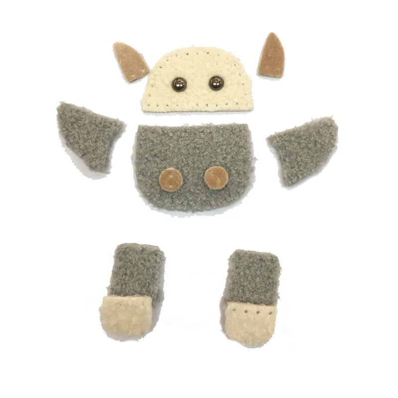 Plush The Ox Cute Calf Sewed On The Bag To Decorate The Cow Pattern DIY Handbag Knitting Bag Accessories Ornament Fasion
Plush The Ox Cute Calf Sewed On The Bag To Decorate The Cow Pattern DIY Handbag Knitting Bag Accessories Ornament Fasion