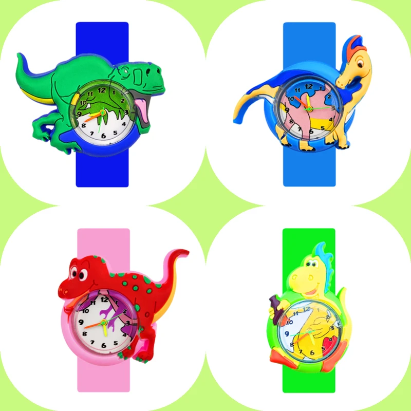 Часы детские 49 мультяшных стилей цветные с ремешком | Наручные часы