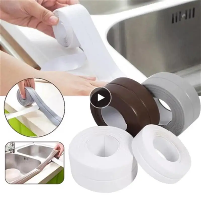 Kitchen Bathroom Wall Sealing Tape Kitchen Waterproof ROLL PVC Material Adhesive Tape Mildew Mold Proof Reapir Self Adhesive
Kitchen Bathroom Wall Sealing Tape Kitchen Waterproof ROLL PVC Material Adhesive Tape Mildew Mold Proof Reapir Self Adhesive