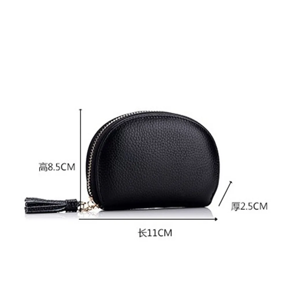 1 Pc Leather Tassel Shell Accordion Card Bag Multi Card Slot Customization Korean Ladies Mini Coin Purse Zipper Card Bag
1 Pc Leather Tassel Shell Accordion Card Bag Multi Card Slot Customization Korean Ladies Mini Coin Purse Zipper Card Bag