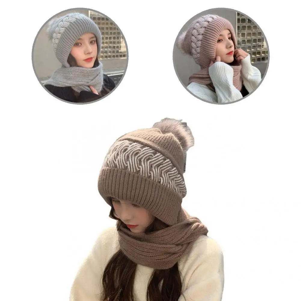 Lady Stylish No Brim Stretchy Hat Scarf Accessory Girls Hat Striped for Outdoor
Lady Stylish No Brim Stretchy Hat Scarf Accessory Girls Hat Striped for Outdoor