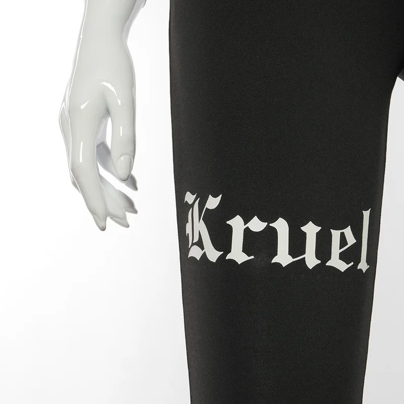 Gothblack Sexy Bodycon Letter Printed Tube Tops And High Waist Pants 2 Piece Set Fashion Summer Women Slim Casual Sportswear
Gothblack Sexy Bodycon Letter Printed Tube Tops And High Waist Pants 2 Piece Set Fashion Summer Women Slim Casual Sportswear