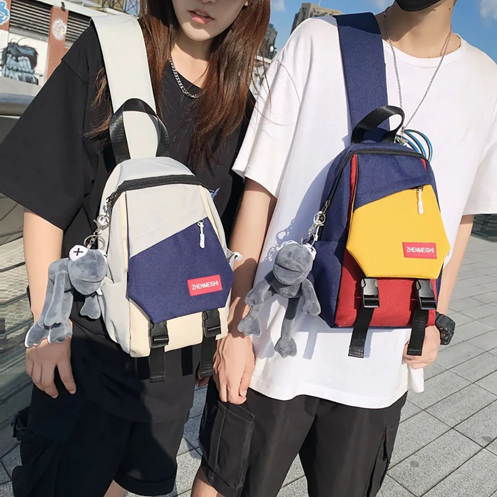 Patchwork Chest Bag For Men Women Large Capacity School Shopping Couple Crossbody Bag Oxford Women Shoulder Bag
Patchwork Chest Bag For Men Women Large Capacity School Shopping Couple Crossbody Bag Oxford Women Shoulder Bag