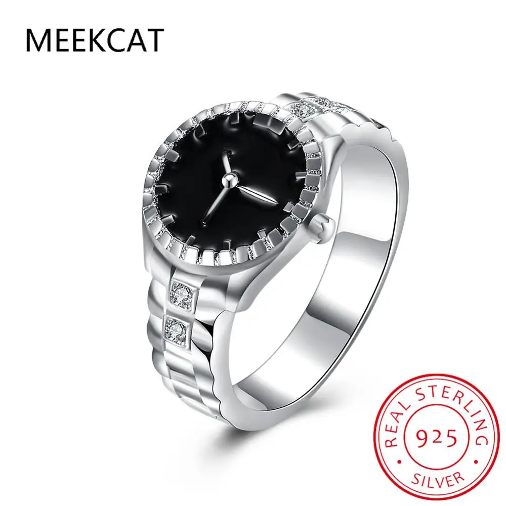 High-quality 925 Sterling Silver Rings for Women Men Female Watch Shaped Cz Crystal Infinity Ring Bague Argent 925 Anillos Mujer
High-quality 925 Sterling Silver Rings for Women Men Female Watch Shaped Cz Crystal Infinity Ring Bague Argent 925 Anillos Mujer