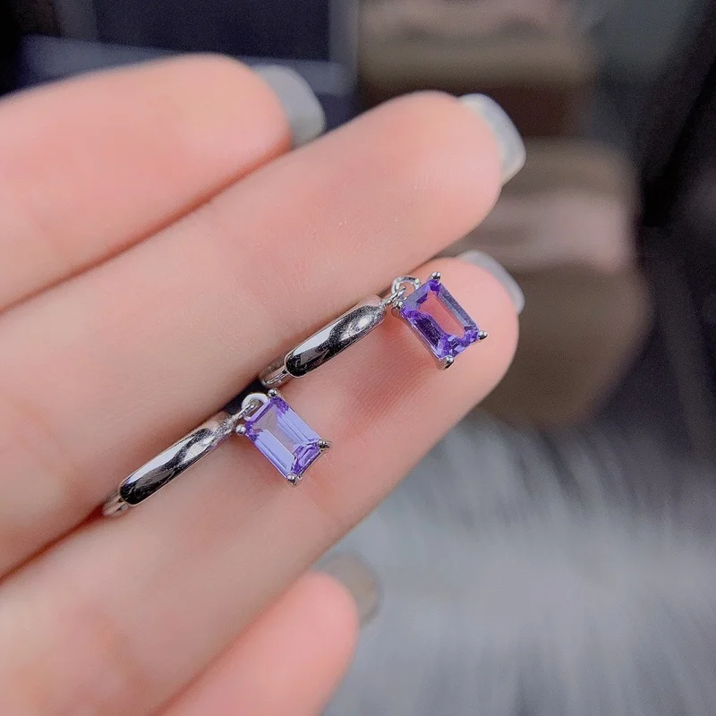 100% Natural Tanzanite Wedding Earrings 3 Mm * 5mm Real Tanzanite Stud Earrings Solid 925 Silver Tanzanite Jewelry Girl Gift
100% Natural Tanzanite Wedding Earrings 3 Mm * 5mm Real Tanzanite Stud Earrings Solid 925 Silver Tanzanite Jewelry Girl Gift