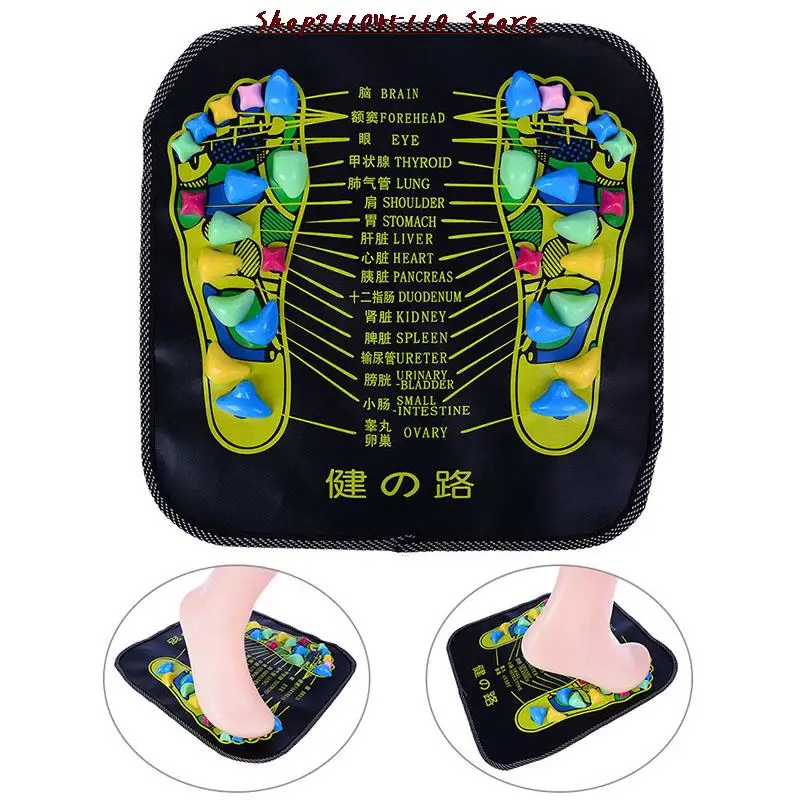 Reflexology Walk Stone Foot Leg Pain Relieve Relief Walk Massager Mat Health Care Acupressure Mat Pad massageador 
Reflexology Walk Stone Foot Leg Pain Relieve Relief Walk Massager Mat Health Care Acupressure Mat Pad massageador