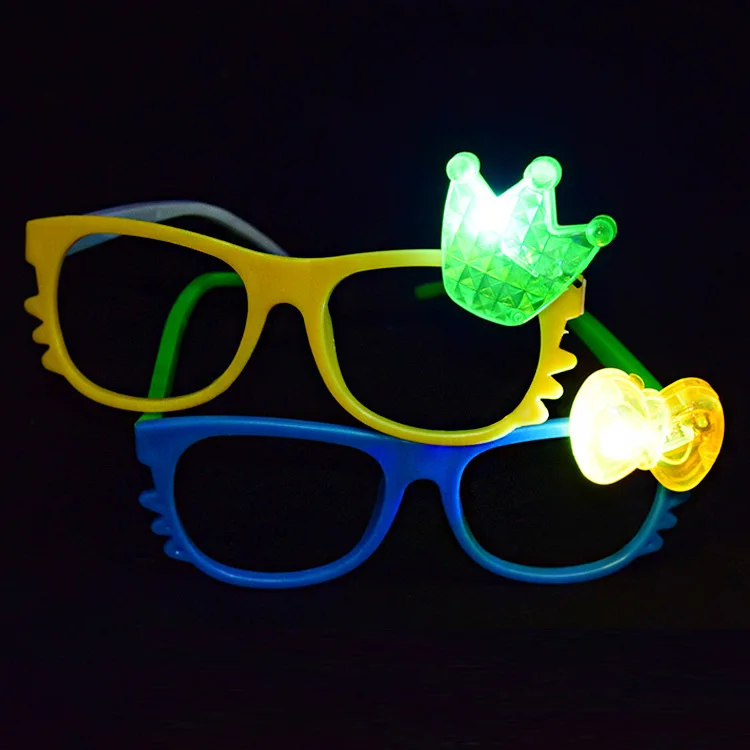 Party LED Light Glowing Luminous Cartoon Children Kids Glasses Eyeglass Frame Boy Girl Baby Toys Birthday Gift 
Party LED Light Glowing Luminous Cartoon Children Kids Glasses Eyeglass Frame Boy Girl Baby Toys Birthday Gift