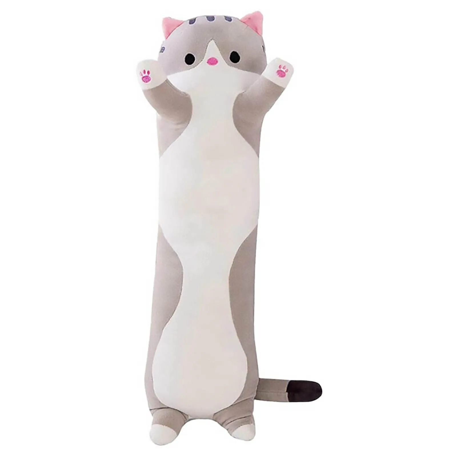 Фото 50 см Симпатичная длинная кукла в форме кошки мягкие плюшевые игрушки удобная