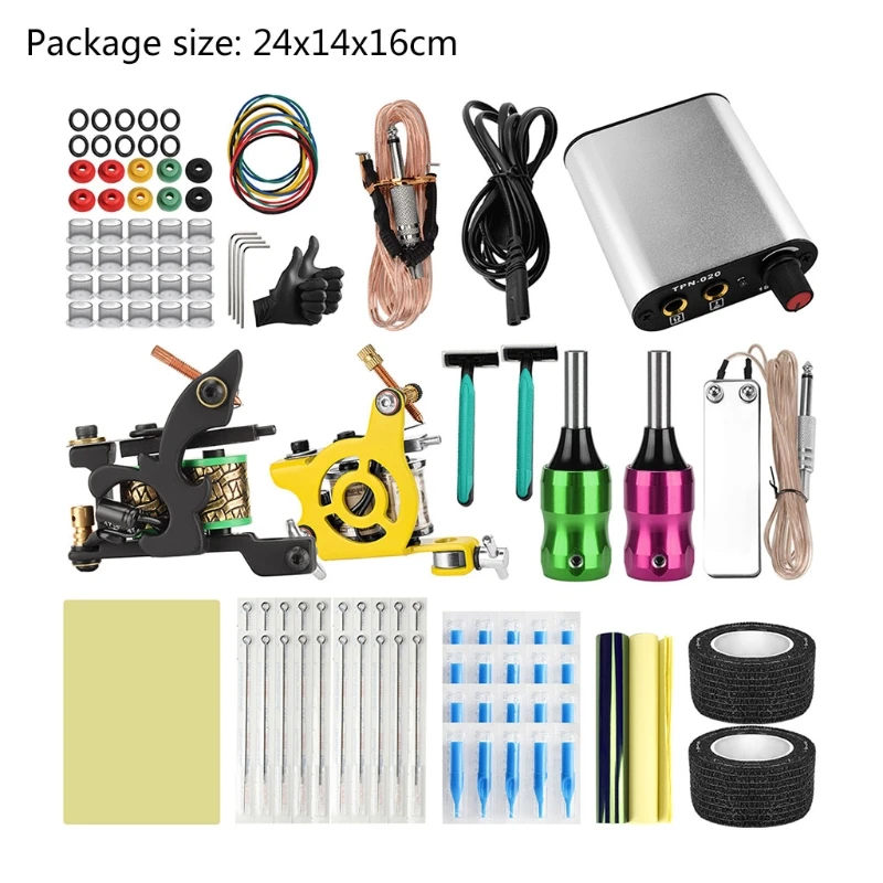 Tattoo Kit Complete Tattoo Machine Set Power Supply Pro Tattoo Accessories Band
Tattoo Kit Complete Tattoo Machine Set Power Supply Pro Tattoo Accessories Band