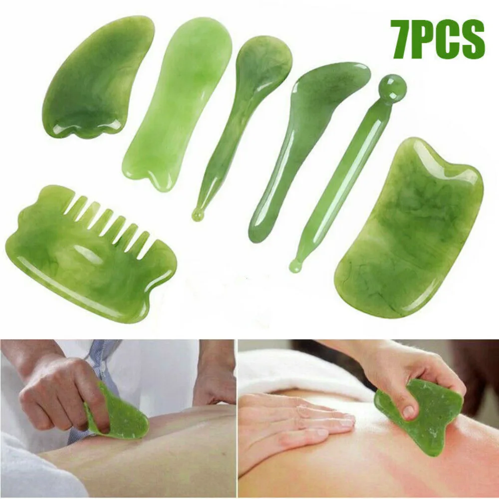 7pcs Gua Sha Rose Quartz Kit Body Scrapping Plate Stone For Face Thin Jade Massager Board Gouache Scraper Massage Tools Set
7pcs Gua Sha Rose Quartz Kit Body Scrapping Plate Stone For Face Thin Jade Massager Board Gouache Scraper Massage Tools Set