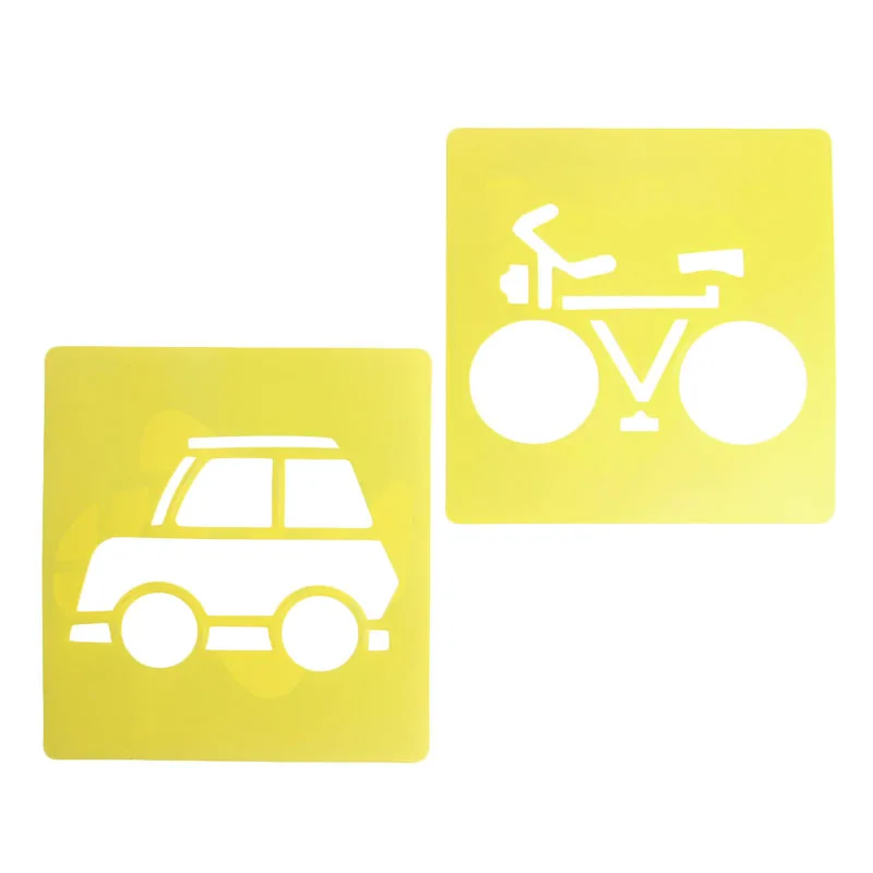6x Children Transport Shaped Plastic Painting Drawing Template Stencil Kids Toy
6x Children Transport Shaped Plastic Painting Drawing Template Stencil Kids Toy