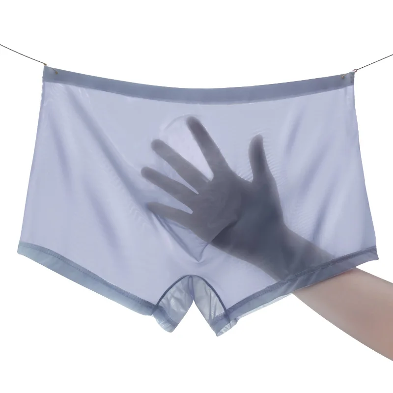 Men Underwear Shiny Shorts Large Size Scrotum Bikini Underware Man Lot Pouch Sexy Breathable Slip Thin Ice Silk Panties Solid
Men Underwear Shiny Shorts Large Size Scrotum Bikini Underware Man Lot Pouch Sexy Breathable Slip Thin Ice Silk Panties Solid