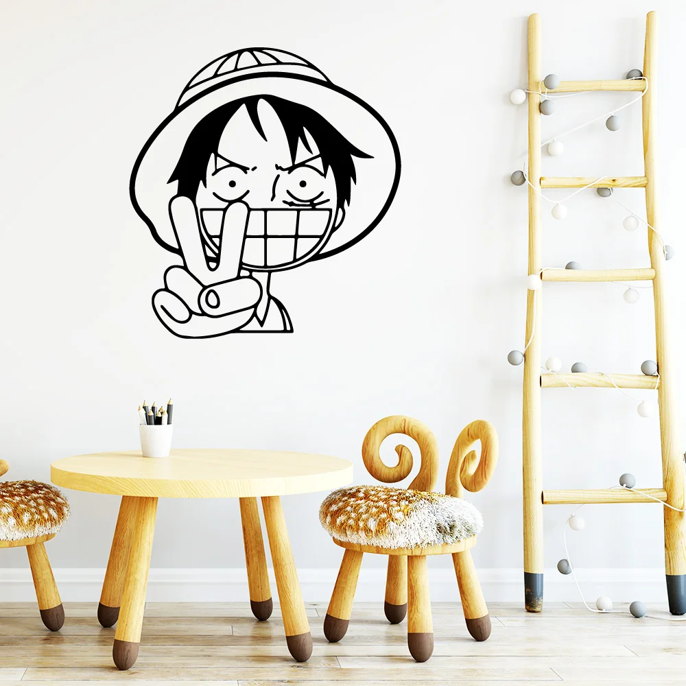 Мультяшная Обезьяна D. Luffy аксессуары для украшения дома детских комнат декор