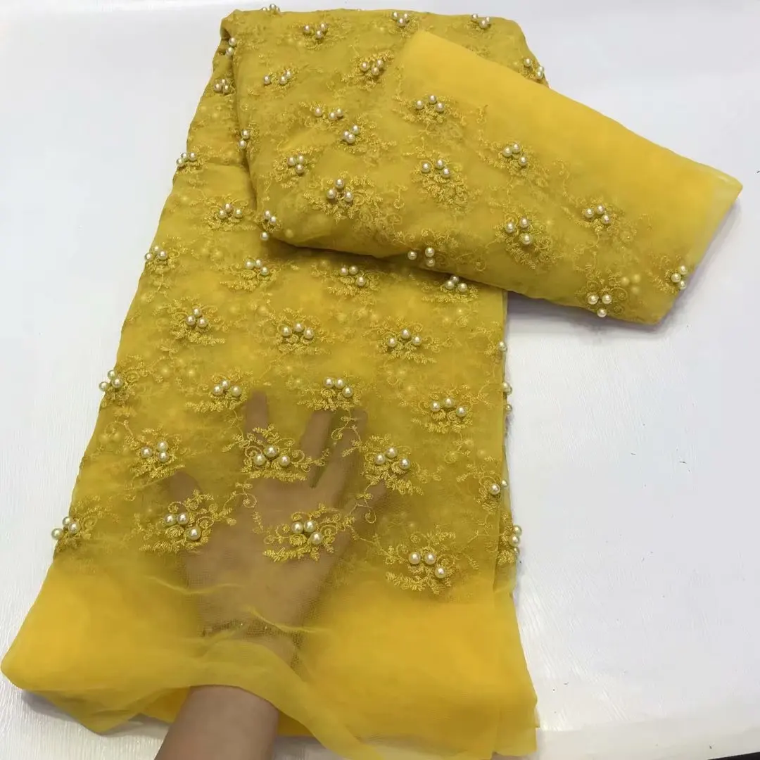 JYN51 Most popular design Net lace fabric Beaded , African Chiffon lace for party & wedding dress!
JYN51 Most popular design Net lace fabric Beaded , African Chiffon lace for party & wedding dress!