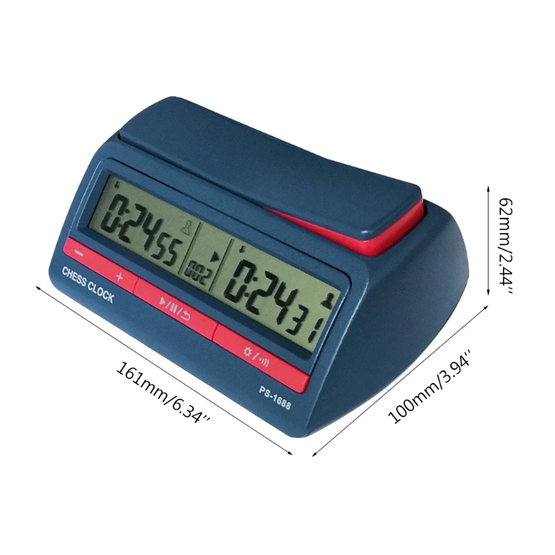 Gallity Digital Chess Clock Count Up Down Chess Game Timer Professional for Board Games Timer with Alarm Function Digital Chess
Gallity Digital Chess Clock Count Up Down Chess Game Timer Professional for Board Games Timer with Alarm Function Digital Chess