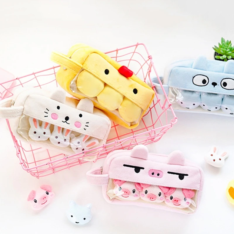 Cute Pencil Case Cartoon Plush Pencil Pen Pouch with Zipper for Girls Boys School Stationery Organizer Cosmetic Drop shipping
Cute Pencil Case Cartoon Plush Pencil Pen Pouch with Zipper for Girls Boys School Stationery Organizer Cosmetic Drop shipping