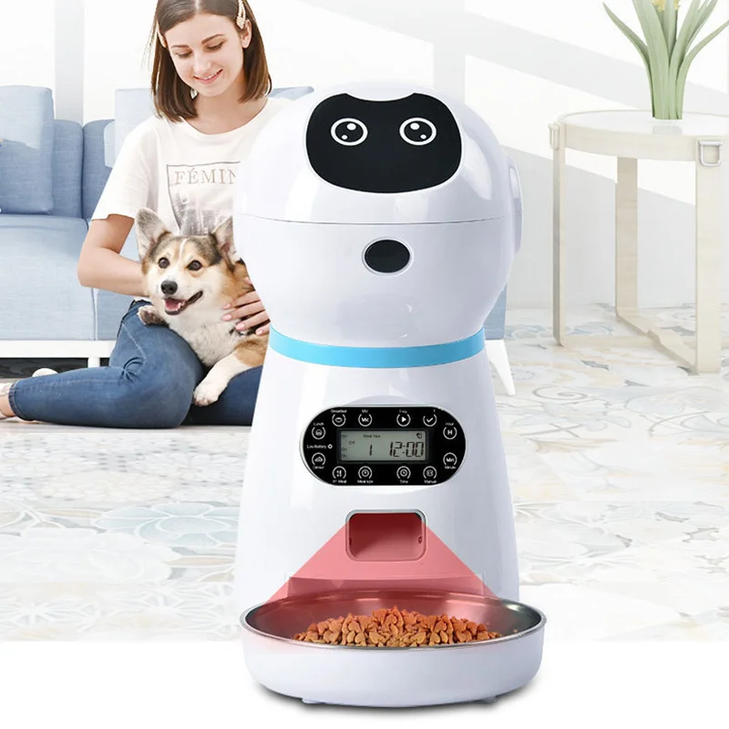 Feeder VZZ 3.5L Automatic Cat Dog Food Dispenser with Support Voice Record ,App Control 4 Times One Day Pet Accessories
Feeder VZZ 3.5L Automatic Cat Dog Food Dispenser with Support Voice Record ,App Control 4 Times One Day Pet Accessories