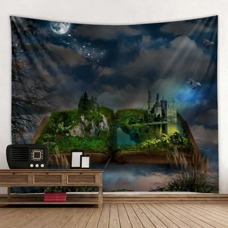 Night Moon Lake Tapestry Bohemian Wall Hanging Dream Hanging Cloth Mandala Printed Tapestry Living Room Bedroom Home Decor
Night Moon Lake Tapestry Bohemian Wall Hanging Dream Hanging Cloth Mandala Printed Tapestry Living Room Bedroom Home Decor