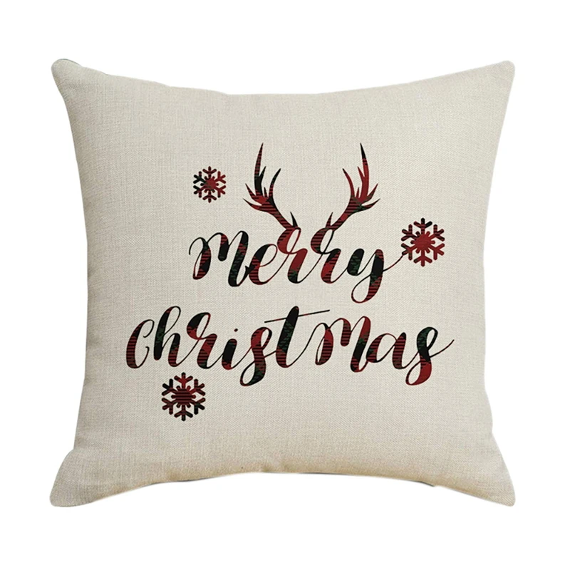 Christmas Gift Pillowcase Santa Square Home Decor Linen Pillow Cushion Covers For Sofa Car Gift 45X45cm
Christmas Gift Pillowcase Santa Square Home Decor Linen Pillow Cushion Covers For Sofa Car Gift 45X45cm