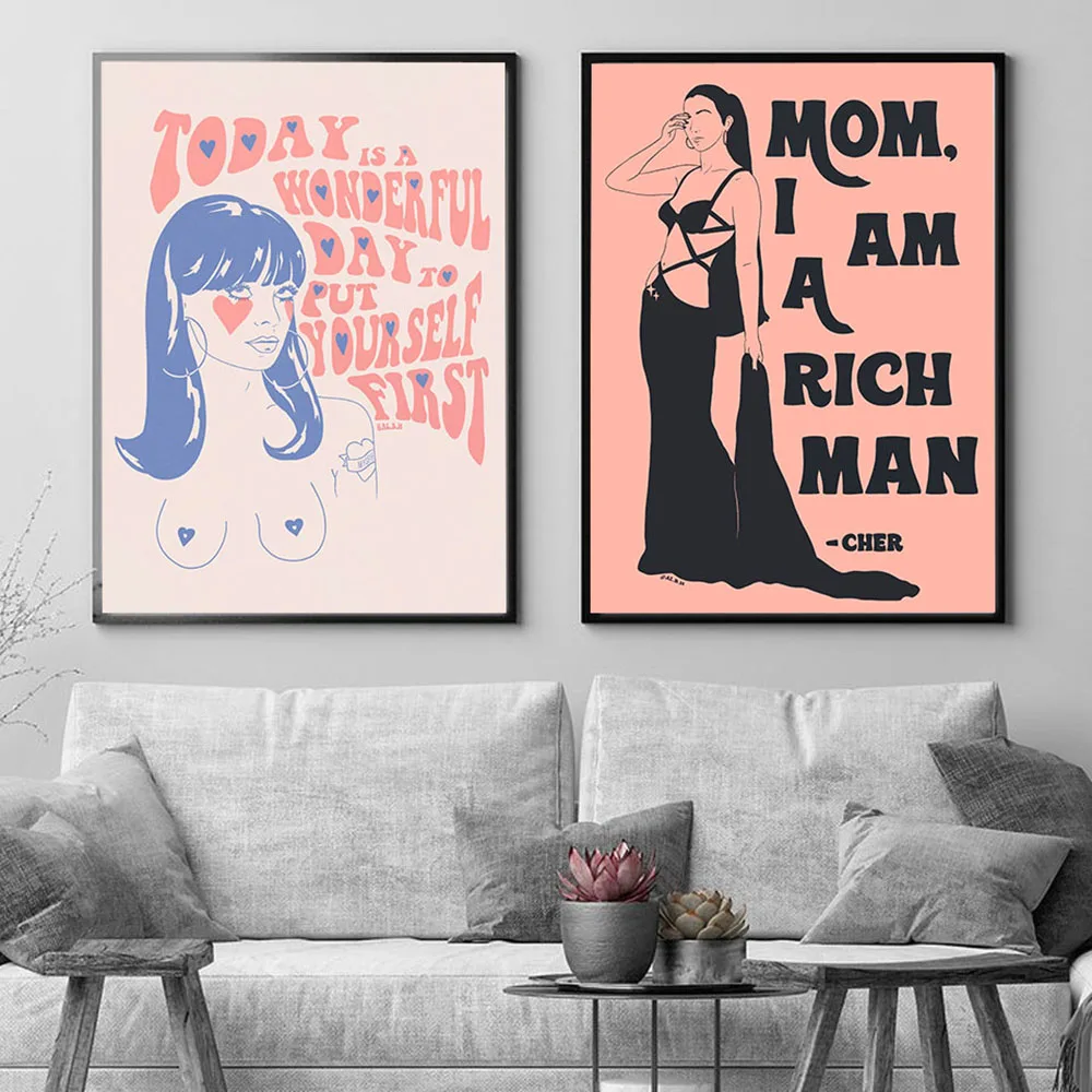 Feminist Nude Art Women Power Wall Art Canvas Painting Prints Abstract Modern Pictures Living Room Bedroom Wall Poster Decor
Feminist Nude Art Women Power Wall Art Canvas Painting Prints Abstract Modern Pictures Living Room Bedroom Wall Poster Decor