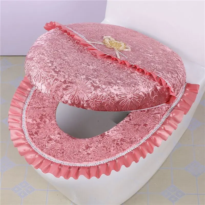 2022 Thickened Golden Diamond Velvet Toilet Seat Mats Two-piece Universal Home Waterproof Toilet Cushion Luxury Toilet Seat Cove
2022 Thickened Golden Diamond Velvet Toilet Seat Mats Two-piece Universal Home Waterproof Toilet Cushion Luxury Toilet Seat Cove