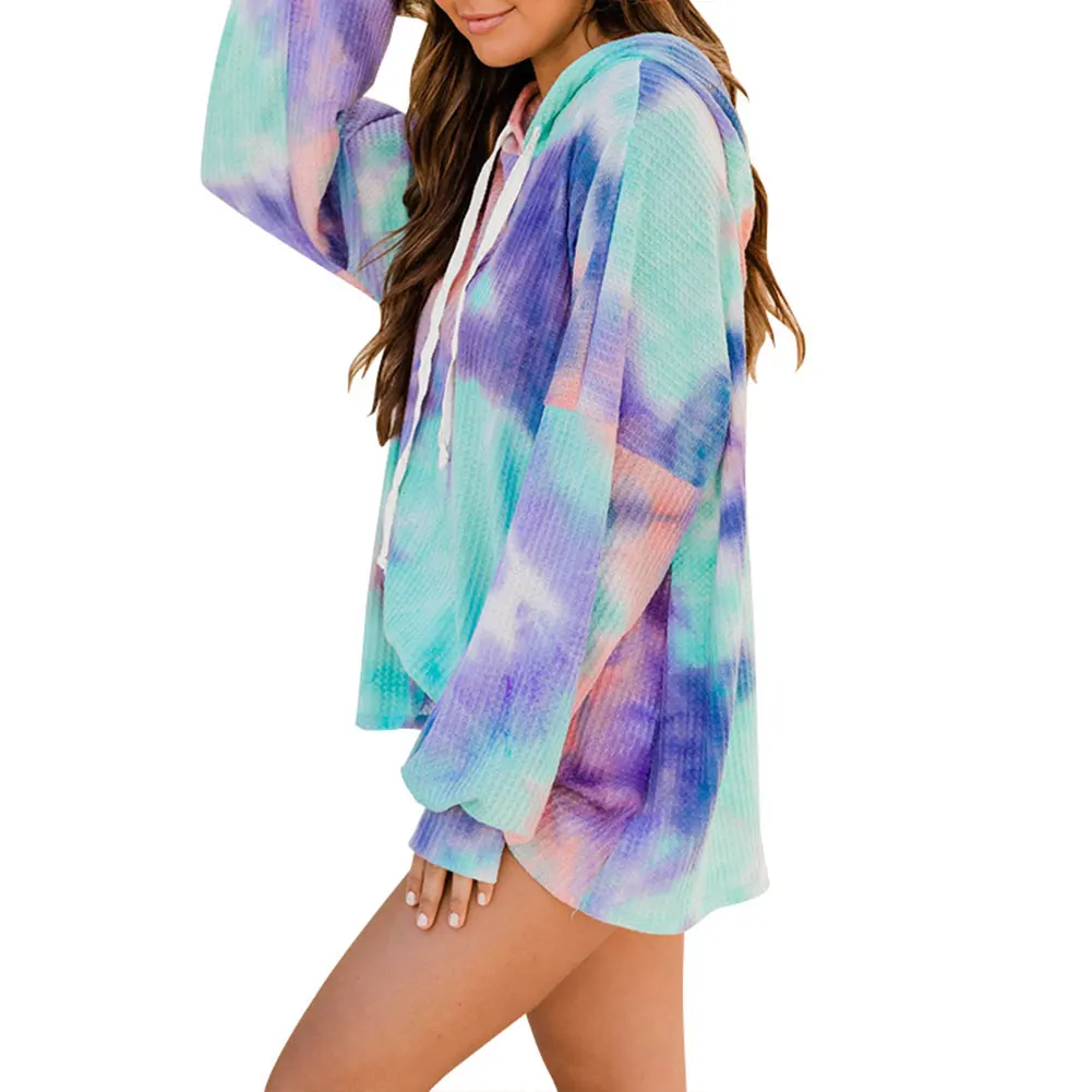Hirigin 2020 Fashion Women Tie-dye Knitted Sweater, Long Sleeve Drawstring Loose Pullover Autumn and Winter Hoodie
Hirigin 2020 Fashion Women Tie-dye Knitted Sweater, Long Sleeve Drawstring Loose Pullover Autumn and Winter Hoodie