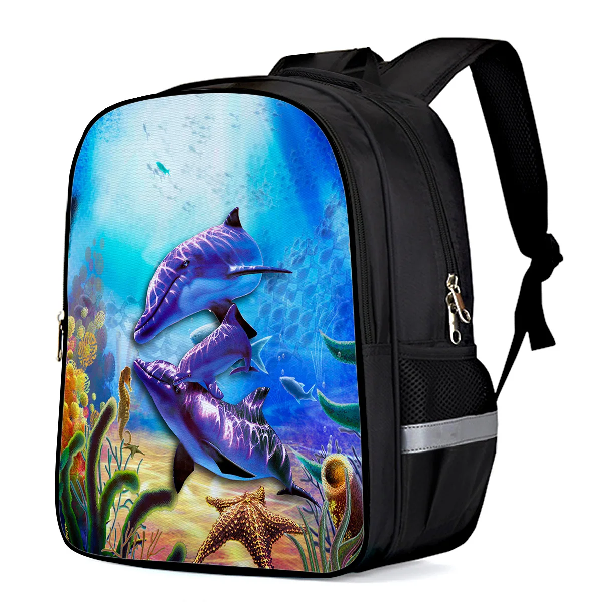 Рюкзаки для ноутбука Dolphin Undersea Seaworld школьная сумка детской книги спортивные