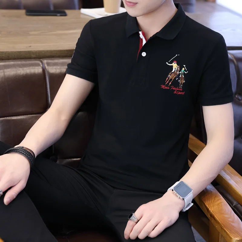 Polo shirts with short sleeves for men on the new business wholesale t-shirts in summer
Polo shirts with short sleeves for men on the new business wholesale t-shirts in summer