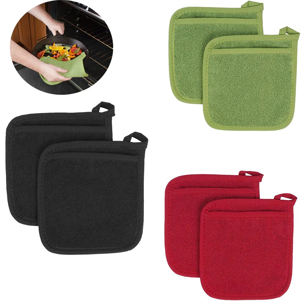 Cotton Kitchen Terry Pot Holder Heat Resistant Coaster Potholder for Cooking and Baking, Gloves Pot Holders Washable Hot Pads
Cotton Kitchen Terry Pot Holder Heat Resistant Coaster Potholder for Cooking and Baking, Gloves Pot Holders Washable Hot Pads